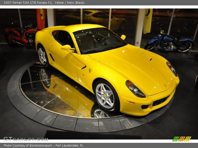 Yellow / Nero (Black) 2007 Ferrari 599 GTB Fiorano F1