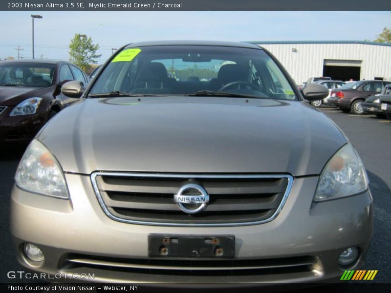 Mystic Emerald Green / Charcoal 2003 Nissan Altima 3.5 SE
