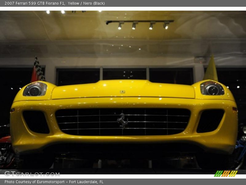 Yellow / Nero (Black) 2007 Ferrari 599 GTB Fiorano F1