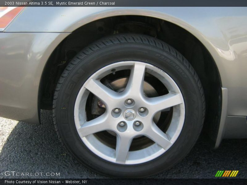 Mystic Emerald Green / Charcoal 2003 Nissan Altima 3.5 SE