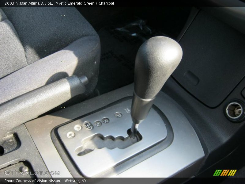 Mystic Emerald Green / Charcoal 2003 Nissan Altima 3.5 SE