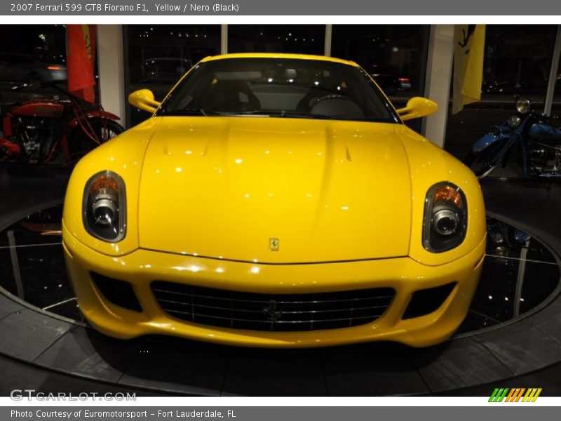 Yellow / Nero (Black) 2007 Ferrari 599 GTB Fiorano F1