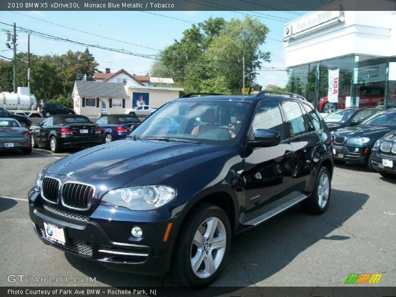 Monaco Blue Metallic / Tobacco 2010 BMW X5 xDrive30i