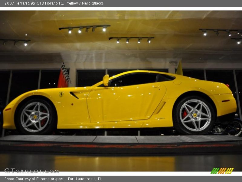 Yellow / Nero (Black) 2007 Ferrari 599 GTB Fiorano F1