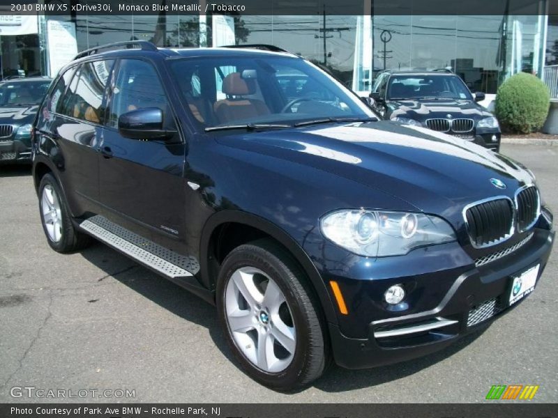 Monaco Blue Metallic / Tobacco 2010 BMW X5 xDrive30i