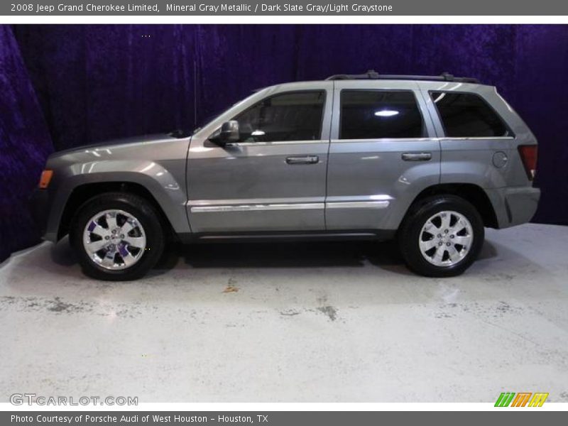 Mineral Gray Metallic / Dark Slate Gray/Light Graystone 2008 Jeep Grand Cherokee Limited