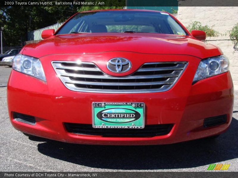 Barcelona Red Metallic / Ash 2009 Toyota Camry Hybrid