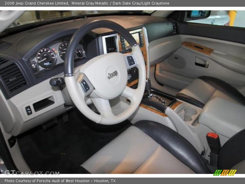 Mineral Gray Metallic / Dark Slate Gray/Light Graystone 2008 Jeep Grand Cherokee Limited
