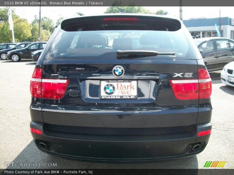 Monaco Blue Metallic / Tobacco 2010 BMW X5 xDrive30i