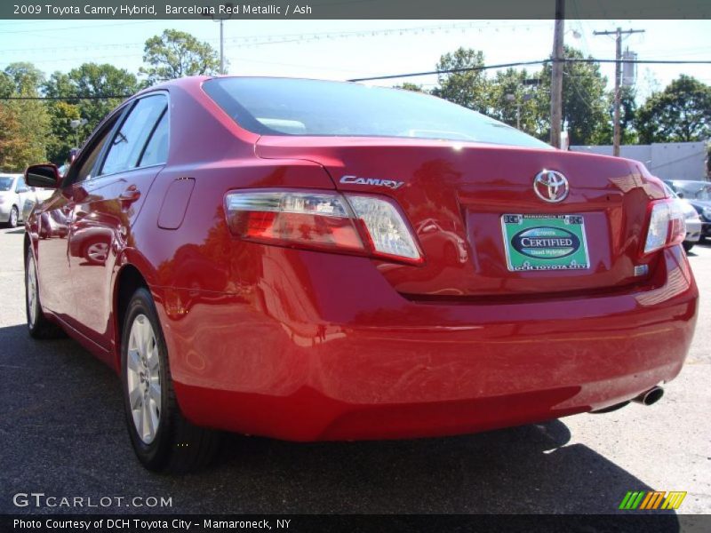 Barcelona Red Metallic / Ash 2009 Toyota Camry Hybrid