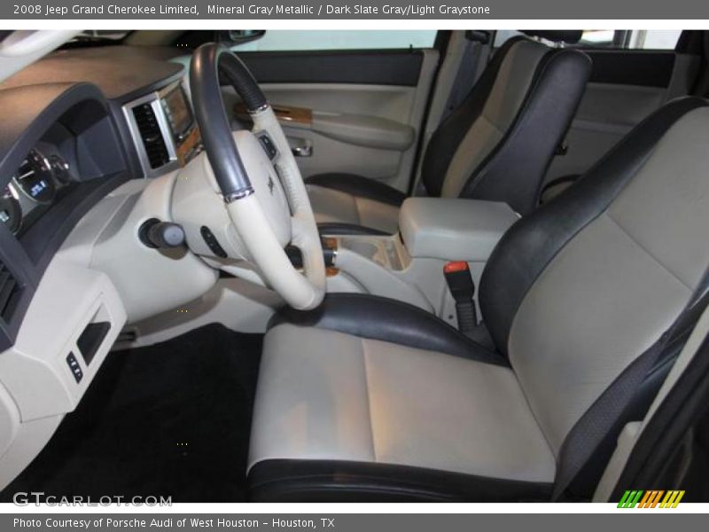 Mineral Gray Metallic / Dark Slate Gray/Light Graystone 2008 Jeep Grand Cherokee Limited