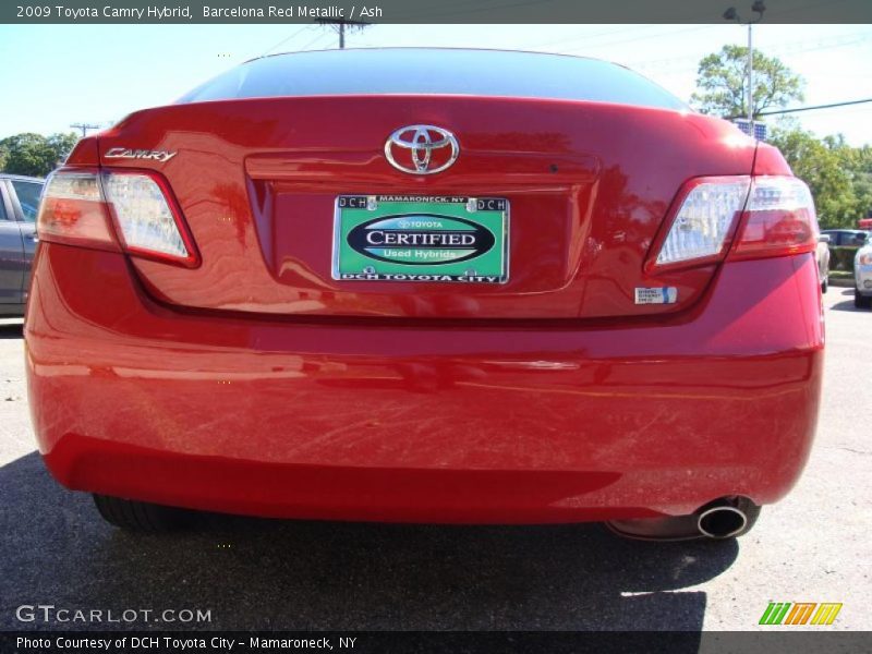 Barcelona Red Metallic / Ash 2009 Toyota Camry Hybrid
