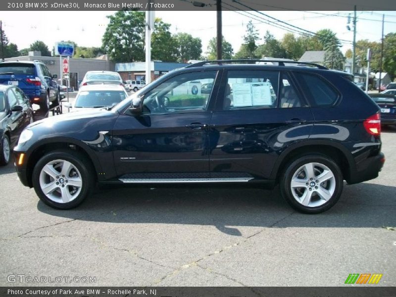 Monaco Blue Metallic / Tobacco 2010 BMW X5 xDrive30i