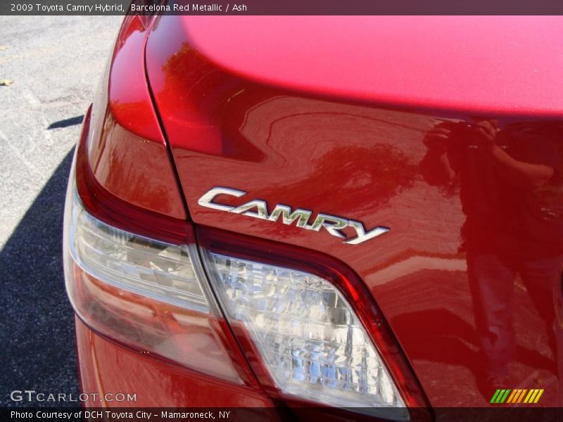 Barcelona Red Metallic / Ash 2009 Toyota Camry Hybrid