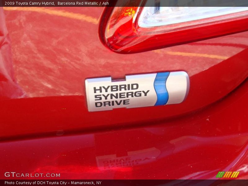 Barcelona Red Metallic / Ash 2009 Toyota Camry Hybrid