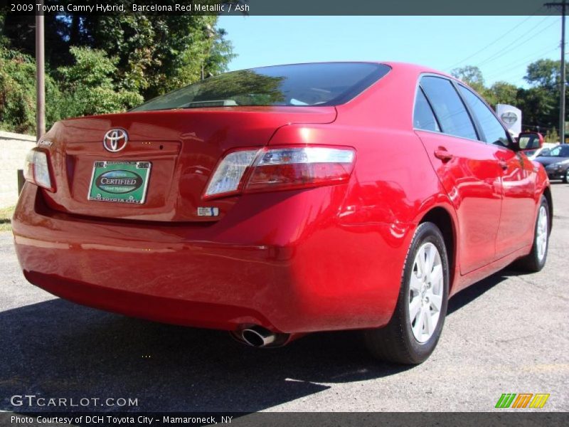 Barcelona Red Metallic / Ash 2009 Toyota Camry Hybrid