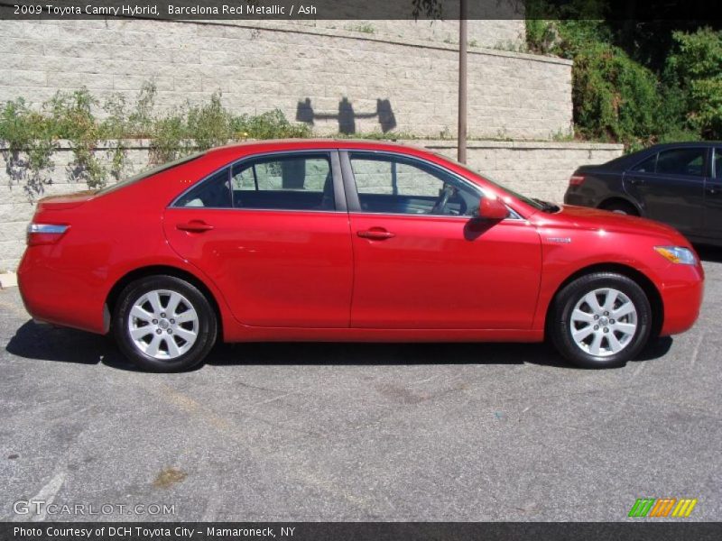 Barcelona Red Metallic / Ash 2009 Toyota Camry Hybrid