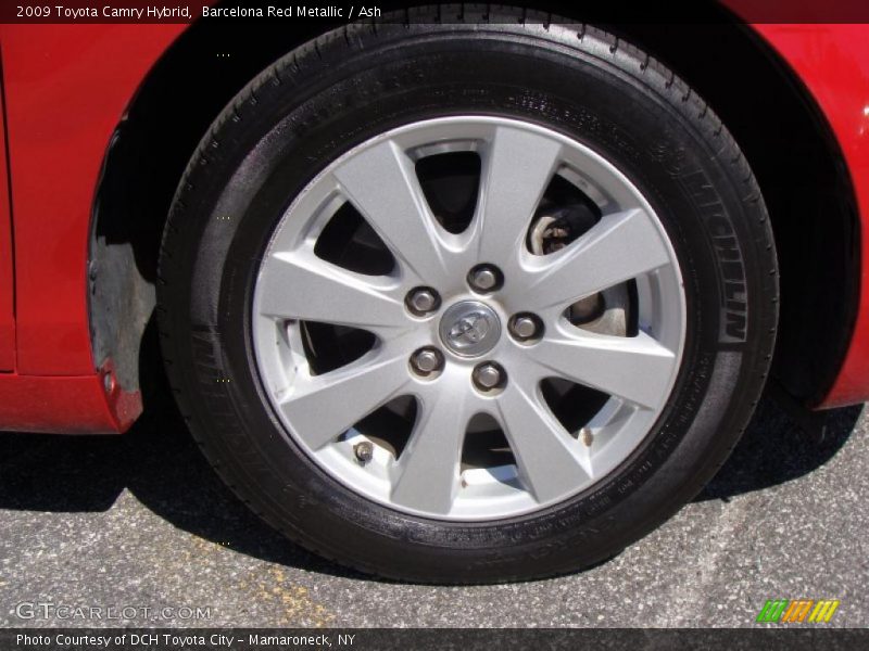 Barcelona Red Metallic / Ash 2009 Toyota Camry Hybrid