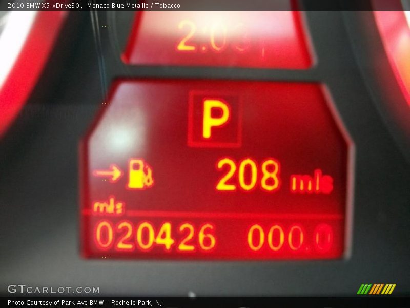 Monaco Blue Metallic / Tobacco 2010 BMW X5 xDrive30i