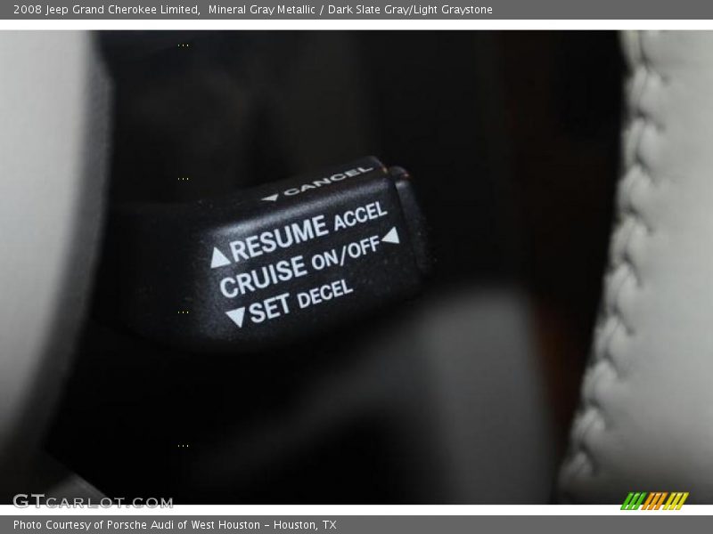 Mineral Gray Metallic / Dark Slate Gray/Light Graystone 2008 Jeep Grand Cherokee Limited