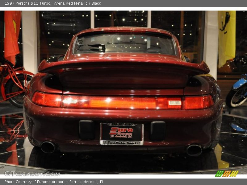 Arena Red Metallic / Black 1997 Porsche 911 Turbo