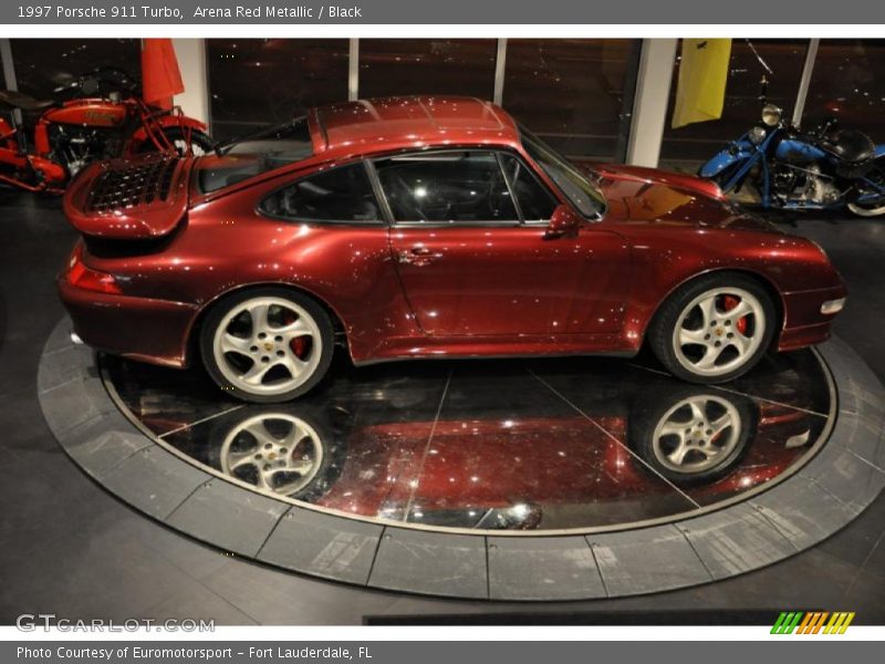 Arena Red Metallic / Black 1997 Porsche 911 Turbo