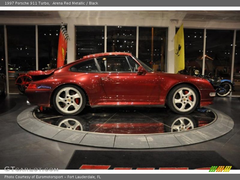 Arena Red Metallic / Black 1997 Porsche 911 Turbo