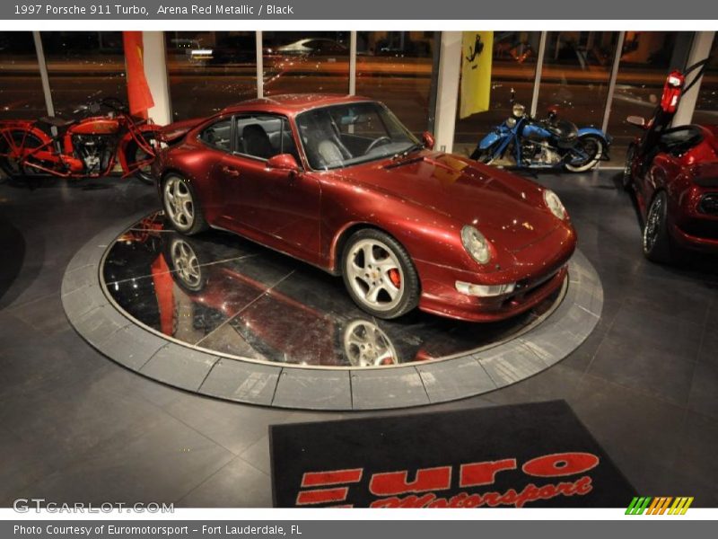 Arena Red Metallic / Black 1997 Porsche 911 Turbo