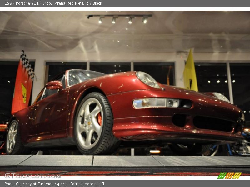 Arena Red Metallic / Black 1997 Porsche 911 Turbo