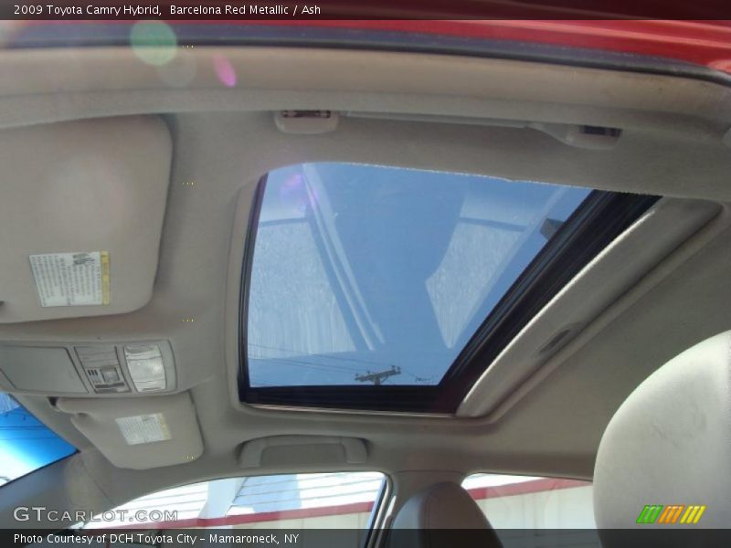 Barcelona Red Metallic / Ash 2009 Toyota Camry Hybrid
