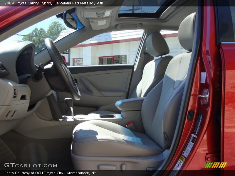 Barcelona Red Metallic / Ash 2009 Toyota Camry Hybrid