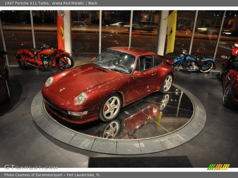 Arena Red Metallic / Black 1997 Porsche 911 Turbo