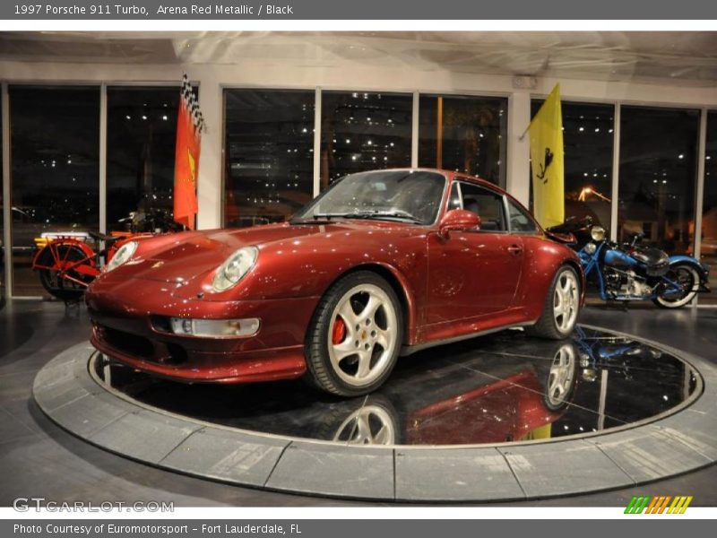 Arena Red Metallic / Black 1997 Porsche 911 Turbo