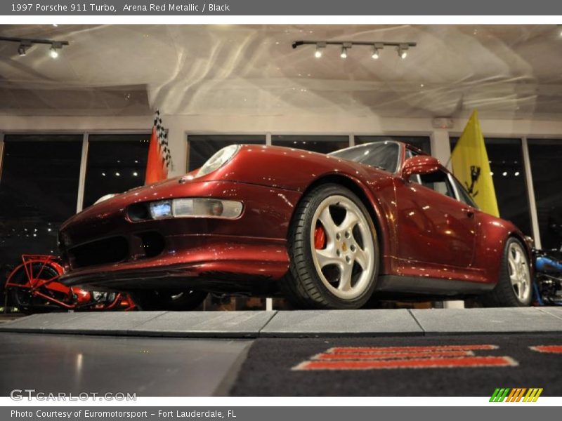 Arena Red Metallic / Black 1997 Porsche 911 Turbo