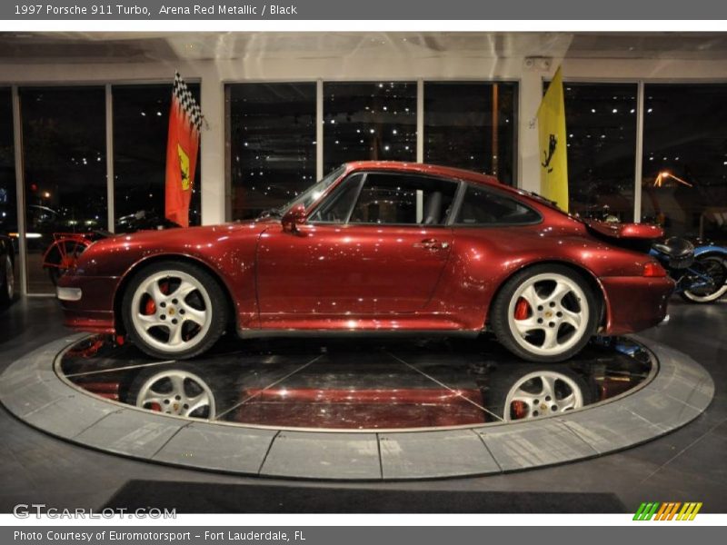 Arena Red Metallic / Black 1997 Porsche 911 Turbo