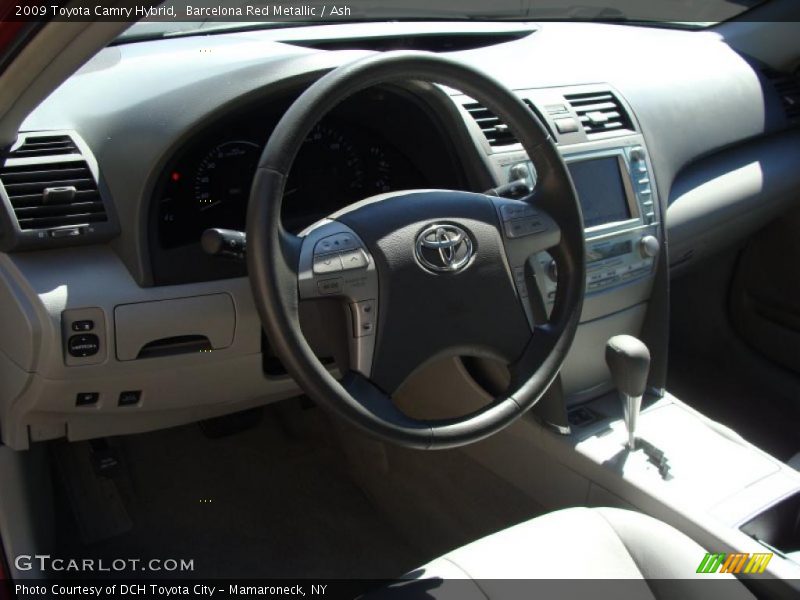 Barcelona Red Metallic / Ash 2009 Toyota Camry Hybrid