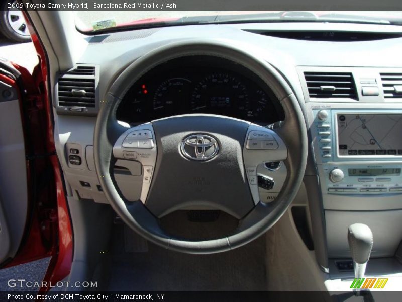 Barcelona Red Metallic / Ash 2009 Toyota Camry Hybrid