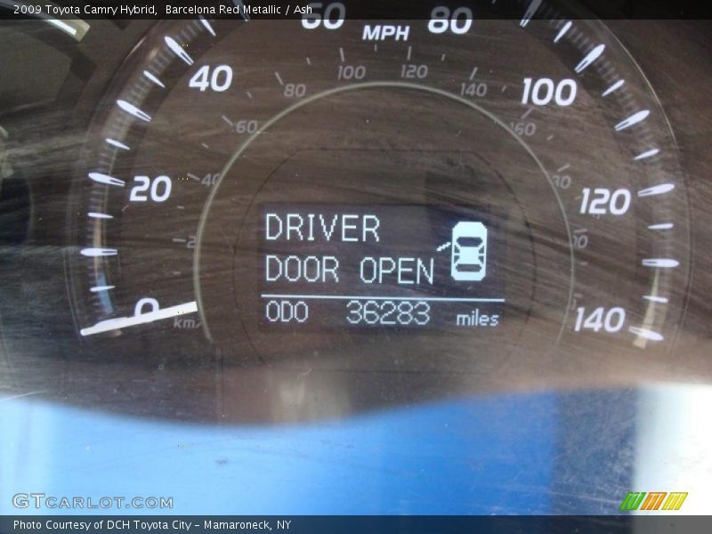 Barcelona Red Metallic / Ash 2009 Toyota Camry Hybrid