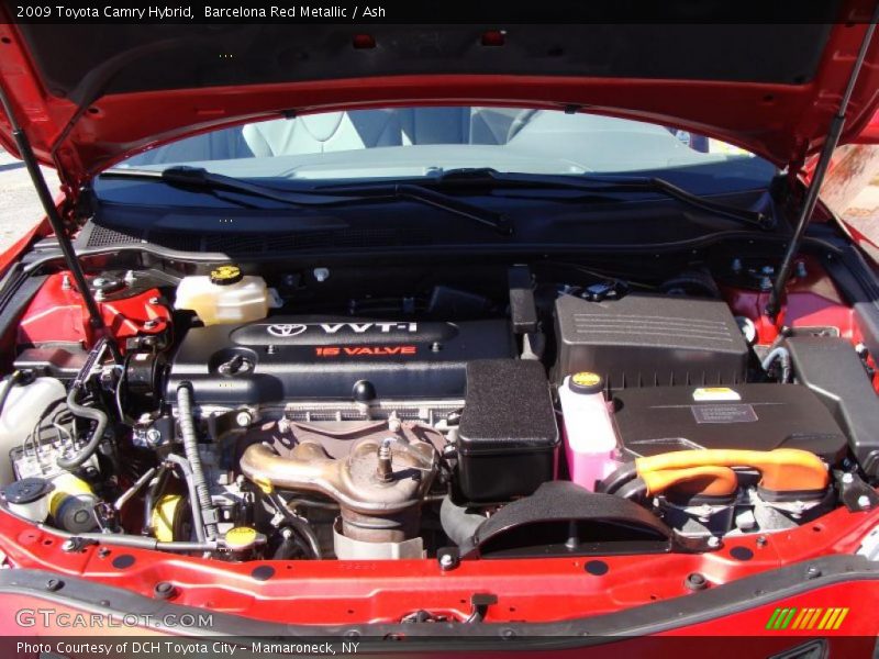 Barcelona Red Metallic / Ash 2009 Toyota Camry Hybrid