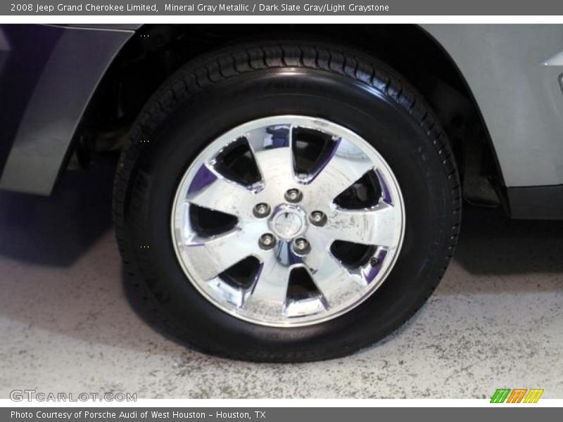 Mineral Gray Metallic / Dark Slate Gray/Light Graystone 2008 Jeep Grand Cherokee Limited