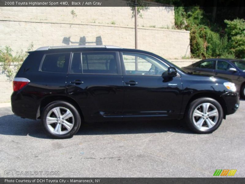 Black / Ash Gray 2008 Toyota Highlander Sport 4WD