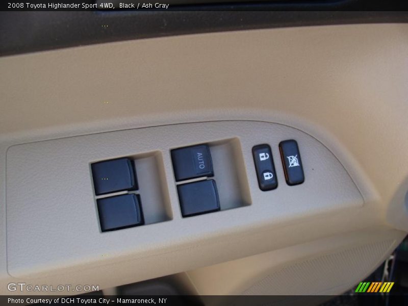 Black / Ash Gray 2008 Toyota Highlander Sport 4WD