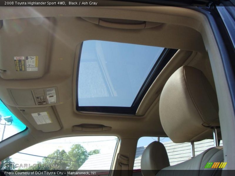 Black / Ash Gray 2008 Toyota Highlander Sport 4WD