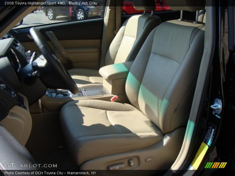 Black / Ash Gray 2008 Toyota Highlander Sport 4WD