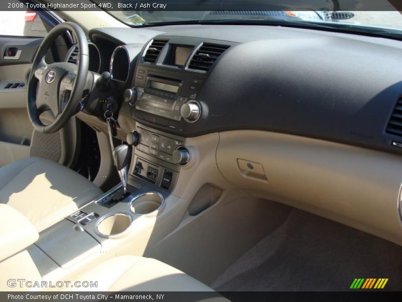 Black / Ash Gray 2008 Toyota Highlander Sport 4WD