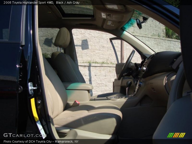 Black / Ash Gray 2008 Toyota Highlander Sport 4WD
