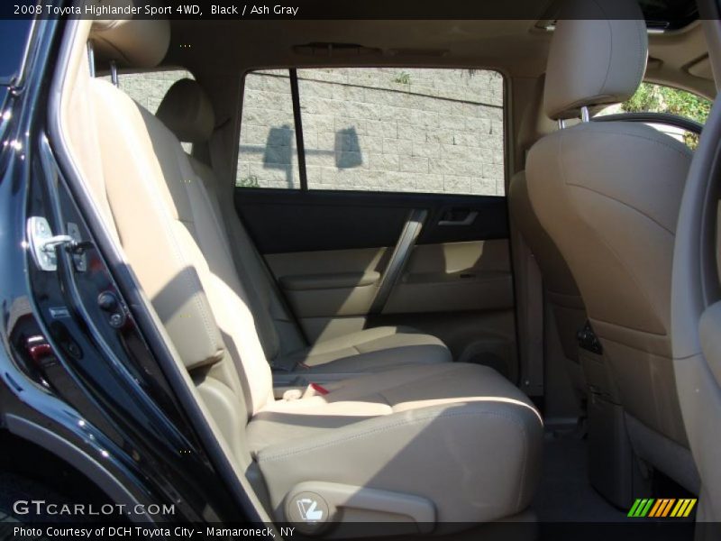 Black / Ash Gray 2008 Toyota Highlander Sport 4WD