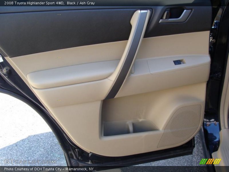 Black / Ash Gray 2008 Toyota Highlander Sport 4WD