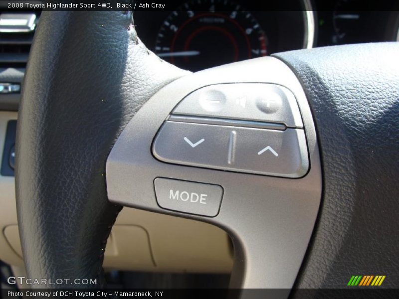 Black / Ash Gray 2008 Toyota Highlander Sport 4WD