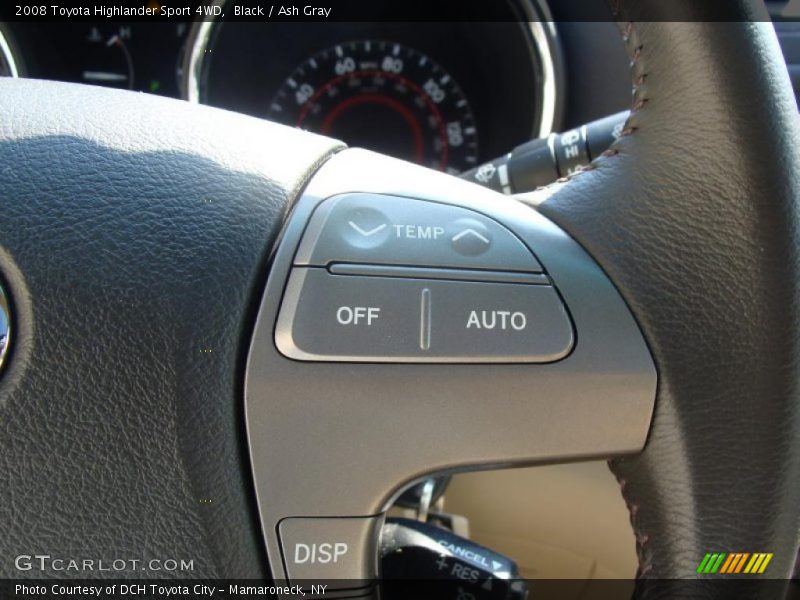 Black / Ash Gray 2008 Toyota Highlander Sport 4WD
